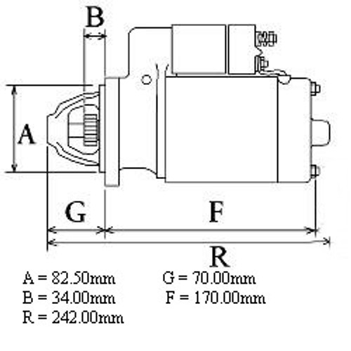 Volvo Penta 2002 Starter motor - Parts4engines.com