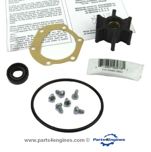 Volvo Penta D1-20 Raw water pump service kit - parts4engines.com