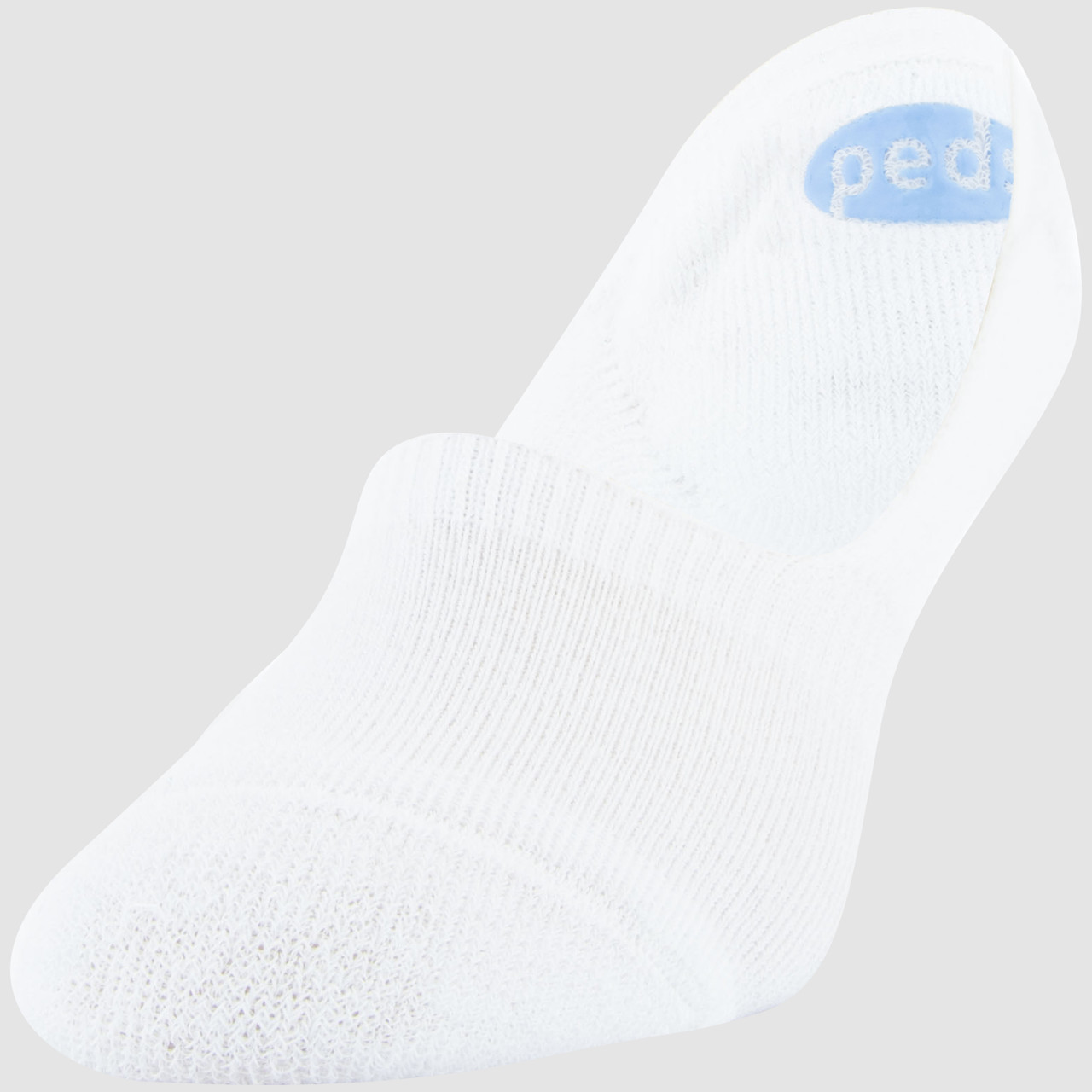 Peds Ultra Low Liner Socks 3-Pack – White, Lycra Blend, Women's Size 8-12