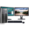 HP Elite Windows 10 Pro Computer Tower PC Intel Quad Core i5 3.1GHz 8GB 500GB Dual 22" LCD's and WIFI