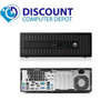 HP ProDesk 600 G1 Windows 10 Desktop Computer PC i3 3.4GHz 8GB 500GB with Dual 19" Widescreen LCD Monitors and Wifi
