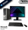 Dell 3020 SFF i3 4th gen Desktop 8GB RAM 256GB SSD Windows 10 Pro with 19" LCD