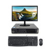 Lenovo ThinkCentre M72e Desktop Intel Core i5-3470 3rd gen 16GB RAM 128GB 19" Monitor HDD Wi-Fi Windows 10 Pro