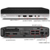 HP ProDesk 600 G3 Micro Desktop Computer Intel Core i5 6th gen 16GB RAM 512GB SSD Windows 10 Professional