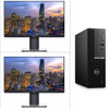 Dell 5080 SFF Intel i7-10700 8 core Processor 16GB RAM 512GB with Dual Grade A Dell P2219H LCD Monitors Windows 11 Pro Wi-Fi