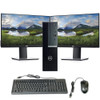 Dell OptiPlex 5080 SFF Intel Core i7 10th Gen. 32GB RAM 1TB HDD+512GB SSD Dual Dell P2219H Monitors Windows 11 Pro