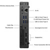 Dell OptiPlex 7080 Micro Intel Core i7 10th Gen. 16GB RAM 512GB SSD Windows 11 Pro, Wi-Fi
