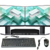 HP EliteDesk 800 G6 Micro Desktop Computer Intel Core i5 10th Gen. 16GB RAM 256GB SSD Dual 22in LCD Windows 11 Pro Wi-Fi