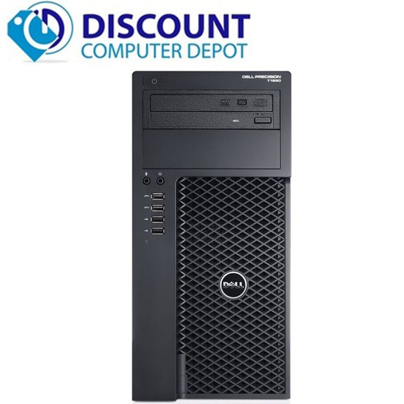 Dell Precision T1650 Workstation Computer PC Xeon 3.4GHz 8GB 1TB Windows 10 Pro and WIFI
