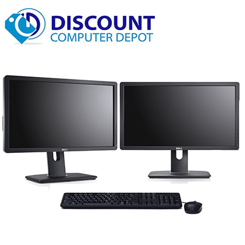 Fast Dell Optiplex 7020 Desktop PC Computer i3-3220 3.2GHz 8GB RAM 500GB HD Windows 10 Pro Dual 22"