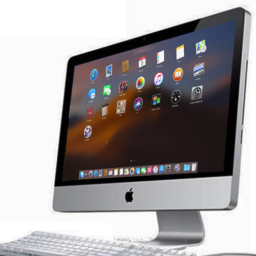 Apple 21.5" iMac All in One Desktop Computer Core i5 4GB Ram 500GB HD OS High Sierra and WIFI Keyboard And Mouse - GRADE B