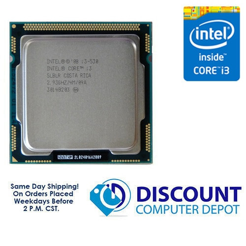Intel Core i3-530 2.93Ghz Dual-Core CPU Computer Processor LGA 1156 Socket SLBLR