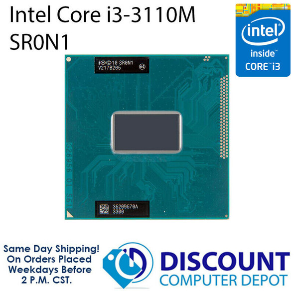 Intel Core i3-3110M 2.4 GHz Dual-Core Laptop CPU Processor SR0N1