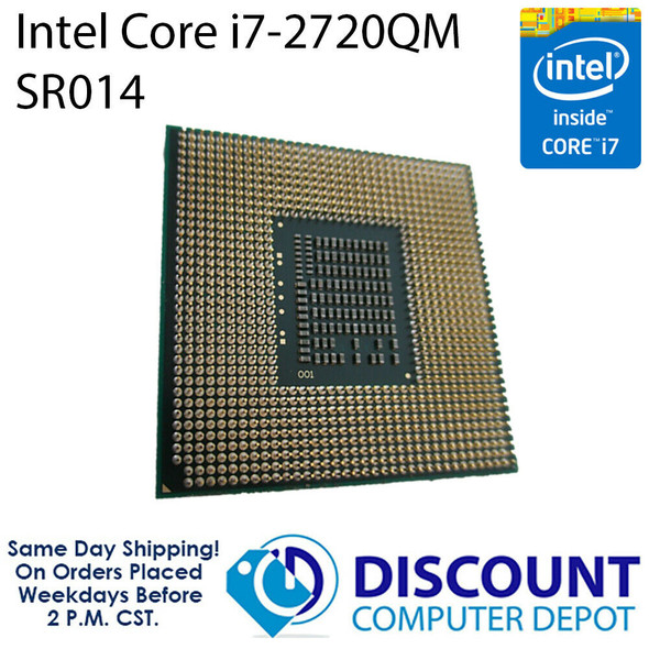 Intel Core i7-2720QM 2.2 GHz Quad-Core Laptop CPU Processor SR014