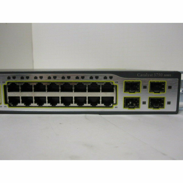 Cisco WS-C3750-48TS-E Catalyst 3750G 48-Port Gigabit Switch TESTED & WIPED
