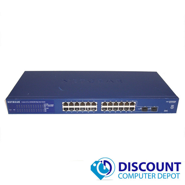 Netgear Prosafe GS724T V3 24-Port 10/100/1000 Switch TESTED & WIPED