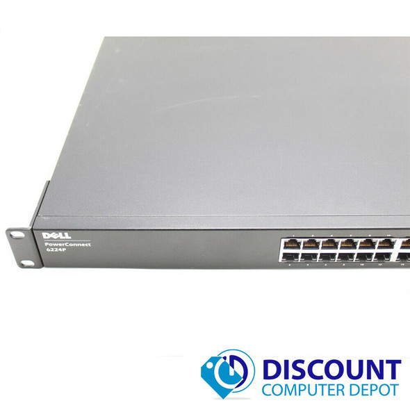 Dell PowerConnect 6224P 24 Port Gigabit Ethernet PoE Switch 10/100/1000 YY741