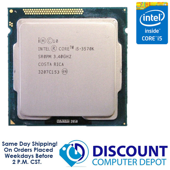 Intel Core i5-3570k 3.4GHz Quad-Core CPU Computer Processor LGA1155 Socket SR0PM