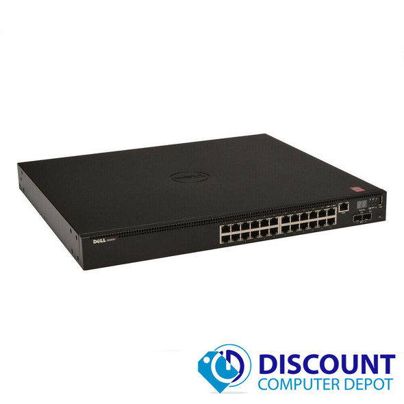 Dell N2024P 24 Port Gigabit PoE 10/100/1000 GbE 2x 10 GbE SFP+ Network Switch