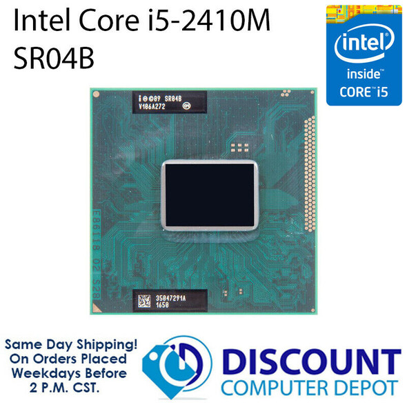 Intel Core i5-2410M 2.3 GHz Dual-Core Laptop CPU Processor SR04B