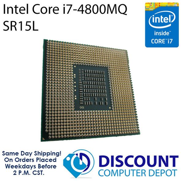 Intel Core i7-4800MQ 2.7 GHz SR15L Laptop CPU Processor PGA 946 G3 Socket