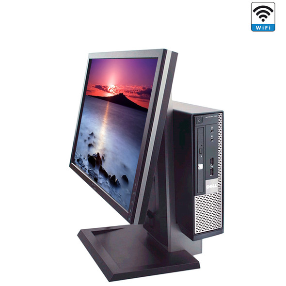 Dell Desktop Computer All in One 780 4GB 250GB 19" LCD with Windows 10 PC