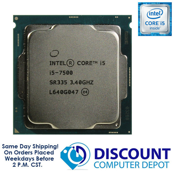 Intel Core i5-7500 3.40GHz Quad-Core CPU Computer Processor LGA1151 Socket SR335
