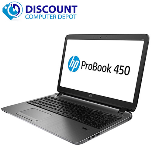 HP Probook 450 G1 Laptop Computer PC Intel Core i5 4th Gen 8GB 500GB Win 10 Home and WIFI - Grade B