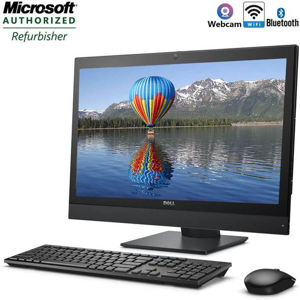 All in One Desktop Computer Dell Optiplex 7440 Intel Core i5 Processor Wifi Bluetooth Webcam and Windows 10 Pro