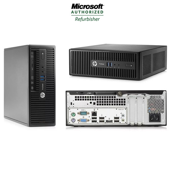 HP ProDesk 400 G2 Desktop Computer Core i5 (4th Gen) 3.0GHz 8GB 256GB SSD Windows 10 Pro and WIFI