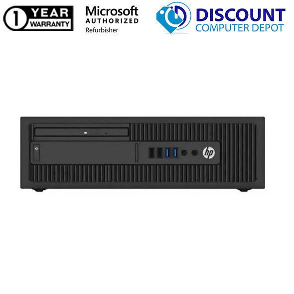 HP Prodesk 600 G2 Computer Desktop PC- Core i5 (6500) 3.2GHz Quad-Core CPU - 512GB SSD - 16GB RAM - Windows 10 Home 64-Bit Installed 24" LCD - KB/Mouse Included