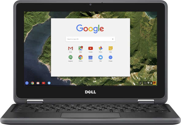 Dell Chromebook 3180 11.6" Celeron N3060 1.6 GHz HD 4GB 32GB SSD Google Chrome OS HDMI Wifi Bluetooth and Webcam and WIFI