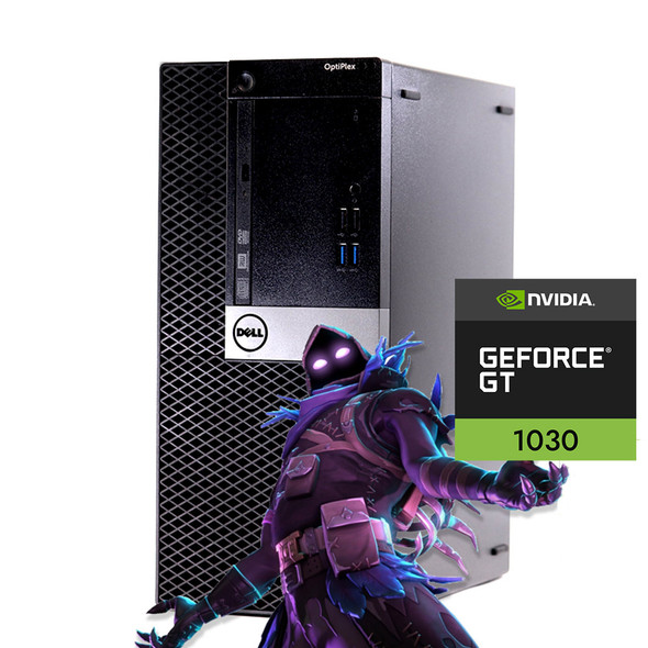 Dell Gaming Computer Tower Core i5 6th Gen. Processor 16GB Memory 1TB SSD DVD Wi-Fi with a Nvidia GT1030 Card - Windows 10