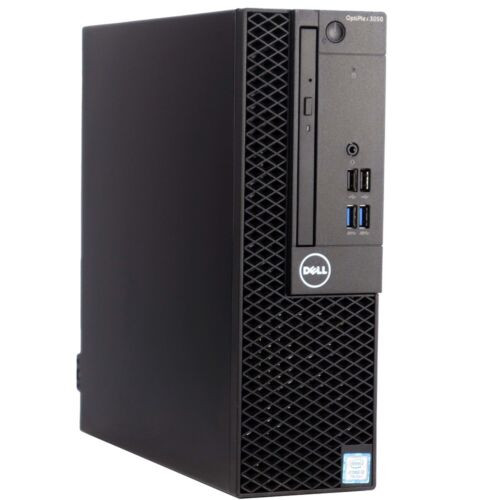 Dell OptiPlex 3050 SFF Desktop Computer Core i5 7th gen Processor 8GB RAM 128GB SSD 19" Monitor Wi-Fi Windows 10 Pro