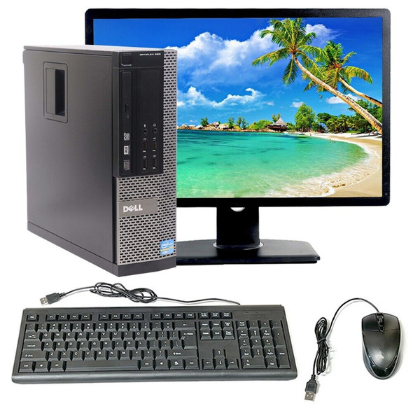 Dell OptiPlex 990 Desktop Computer i5 2nd Gen 3.2GHz 16GB RAM 512GB SSD Wi-Fi w/22" Monitor Windows 10 Pro