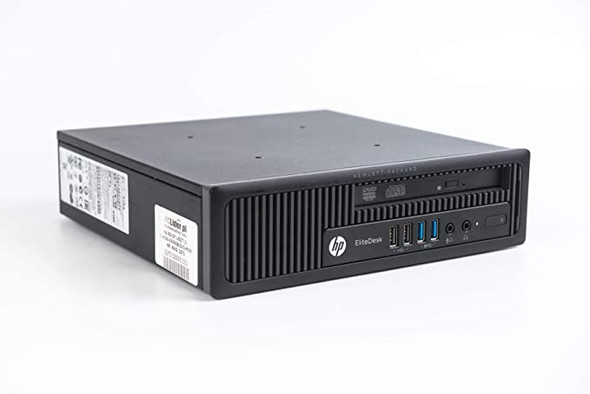 HP EliteDesk 800 G1 USFF Desktop Computer i3 Quad-Core 4th gen 8GB RAM 128GB SSD Wi-Fi Win 10 Pro