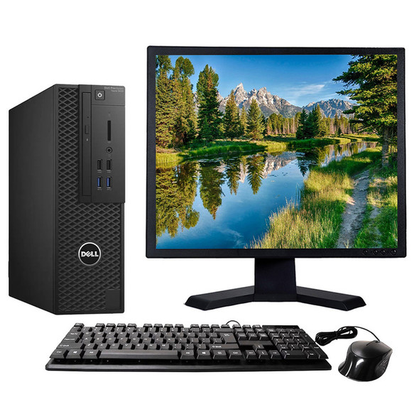 Dell Precision 3420 SFF Intel Core i5 6th 8GB RAM 500GB HDD 20" Monitor Wi-Fi Windows 10 Professional