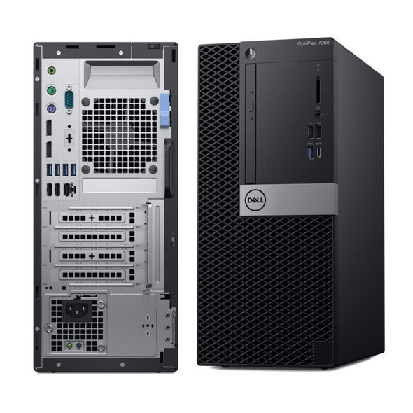 Dell OptiPlex 7060 Tower Desktop Computer Intel Core i7 8th Gen 32GB RAM 1TB SSD NVIDIA GT 1030 Wi-Fi Windows 11 Professional