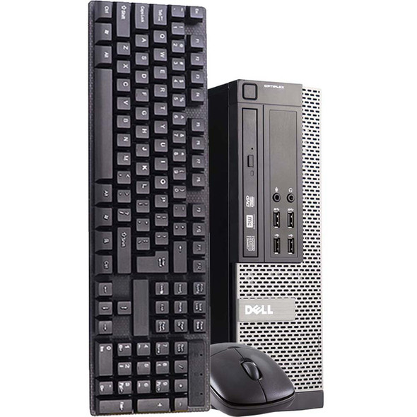 Dell OptiPlex 7020 SFF Desktop Computer Intel Core i3 4th Generation 16GB RAM 256GB SSD Wi-Fi 22" Monitor Windows 10 Professional