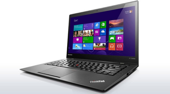 Lenovo ThinkPad X1 Carbon Laptop Computer 14" Intel Core i5 4th Generation 8GB RAM 128GB SSD Wi-Fi Windows 10 Home