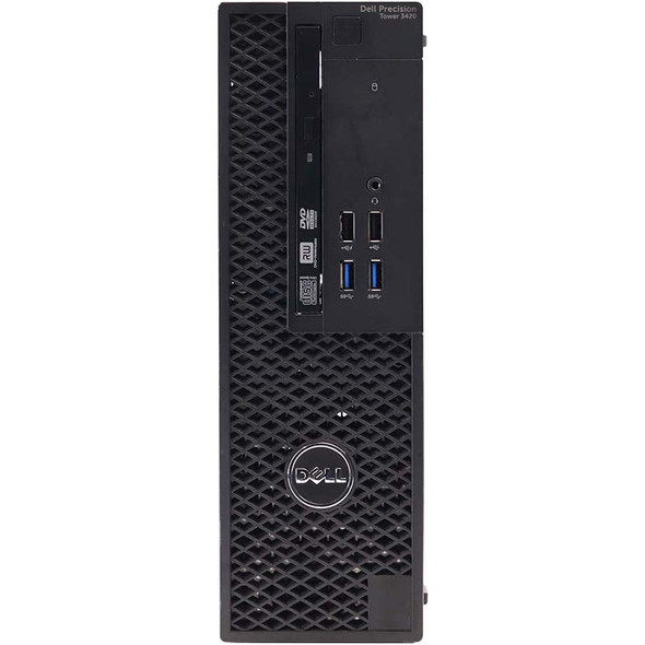 Dell Precision T3420 Small Form Factor (SFF) Intel Xeon 3.30 GHz 8GB RAM 500GB SSD Windows 10 Pro Wi-Fi AMD FirePro W2100