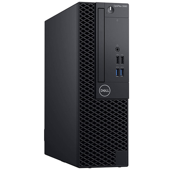 Dell OptiPlex 3060 SFF Desktop Computer Intel Core i3 8th Generation 8GB RAM 256GB SSD 24in Monitor Windows 11 Home