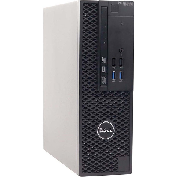 Dell Precision SFF T3420 With AMD FirePro W2100 Graphics Xeon 3.30 GHz 32GB RAM 1TB HDD with Dual 22" LCD Windows 10 Pro