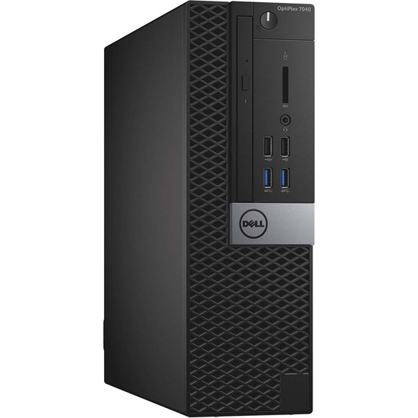 Dell OptiPlex 7040 Small Form Factor Intel Core i5 8GB RAM 512GB SSD Windows 10 Home 24" Monitor