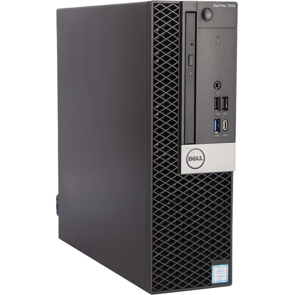 Dell OptiPlex 7050 Intel i7 6th Gen SFF 64GB RAM 256GB SSD Dual 24in LCD Windows 10 Pro