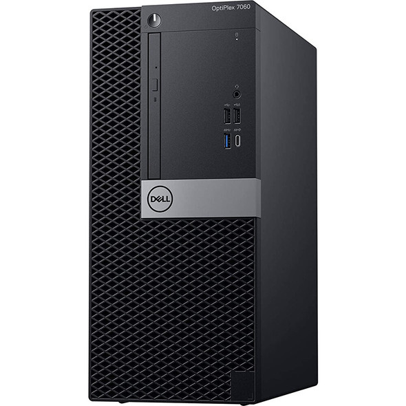 Dell OptiPlex 7060 Tower Intel Core i7 8th Gen. 16GB RAM 512GB SSD Windows 11 Dual 22" Monitor Wi-Fi, DVD/RW