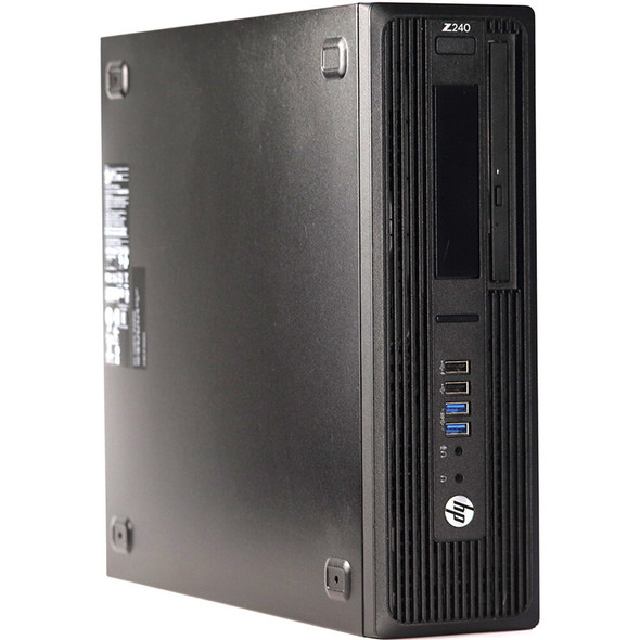 HP Z240 Desktop Computer PC Intel i7 6th Gen. 16GB RAM 512GB SSD Windows 10 Pro, W-Fi, DVD/RW