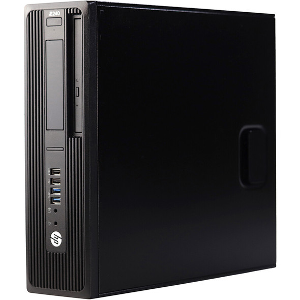 HP Z240 Desktop Computer PC Intel i7 6th Gen. 16GB RAM 512GB SSD Windows 10 Pro, W-Fi, DVD/RW