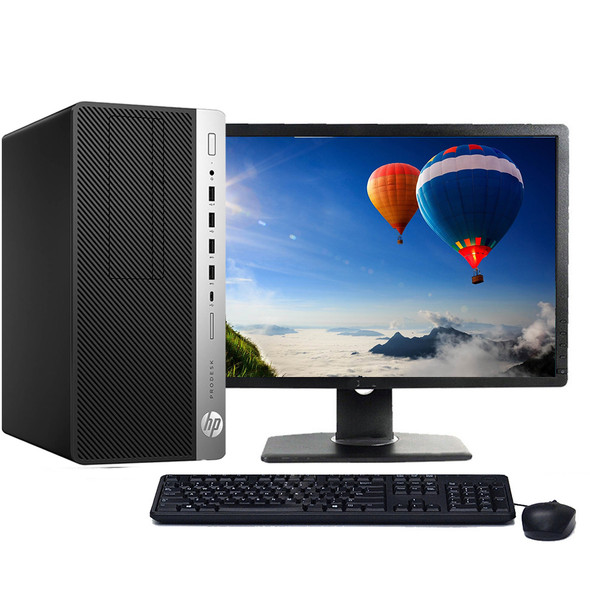 HP ProDesk 600 G3 Tower | Intel Core i5 6th Gen | 16GB DDR4 RAM | 1TB HDD Storage | Windows 10 Pro | 22" Monitor | Keyboard + Mouse