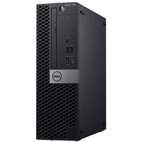 Dell OptiPlex 7060 SFF Computer Desktop Intel Core i7 8th Generation 16GB RAM 256GB SSD Wi-Fi Windows 11 Professional